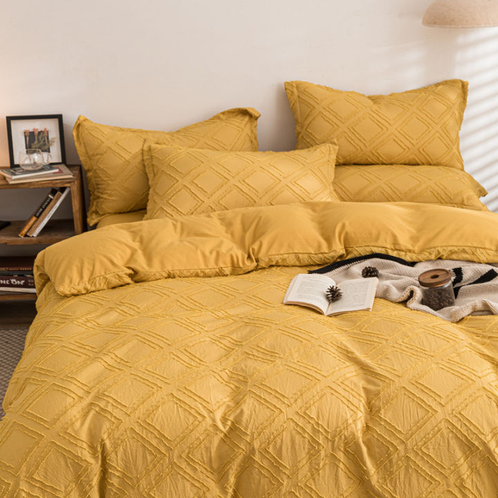 insStyle%20Korean%20Style%20Cut%20Flower%20Bedding%20Four-Piece%20Set%20Washed%20Cotton%20Spring%20and%20Autumn%20Bed%20Sheet%20Quilt%20Cover%20Dormitory%20Three-Piece%20Set4Fitted%20Sheet%20-%20Image%208