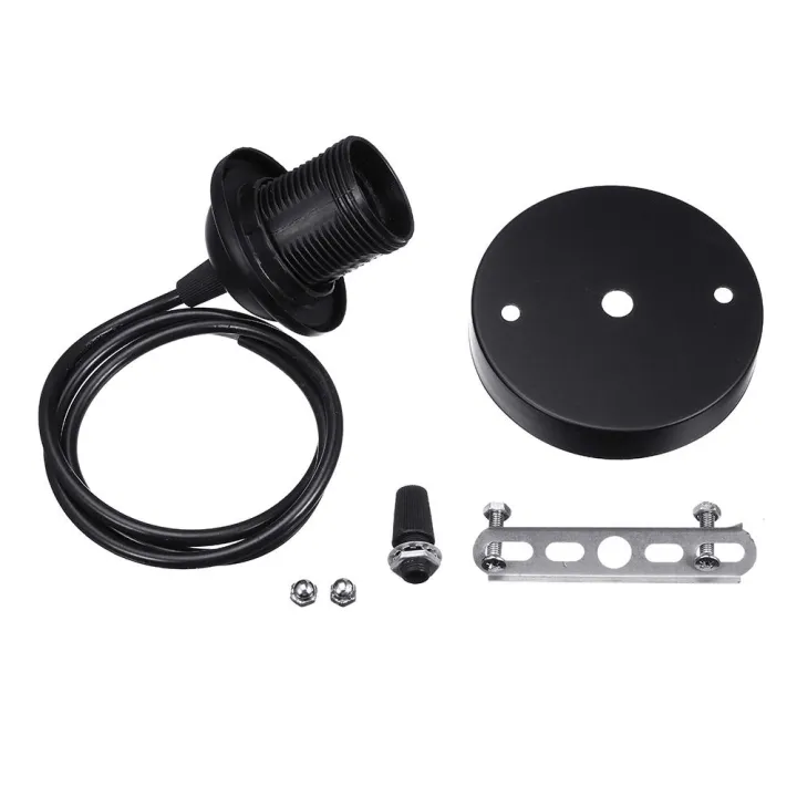 E27%20Screw%20Base%20Ceiling%20Light%20Pendant%20Lamp%20Socket%20Bulb%20Holder%20Fitting%20Lighting%20AC100-220V,90CM%20Wire%20-%20Image%202