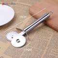Double Wheel Pizza Cutter (Stainless Steel). 