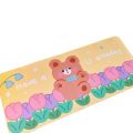 Mouse pad cartoon hand drawn little girl oversized waterproof seam gaming mouse pad computer keyboard non-slip table mat. 
