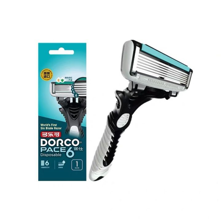 Dolco/Dorco manual 6-layer blade for men's lightweight shaver holder blades