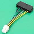 24Pin Female To 6P Male Power Adapter Converter Cable For Dell 6 PIN 3060 7050 Mainboard Demoo. 