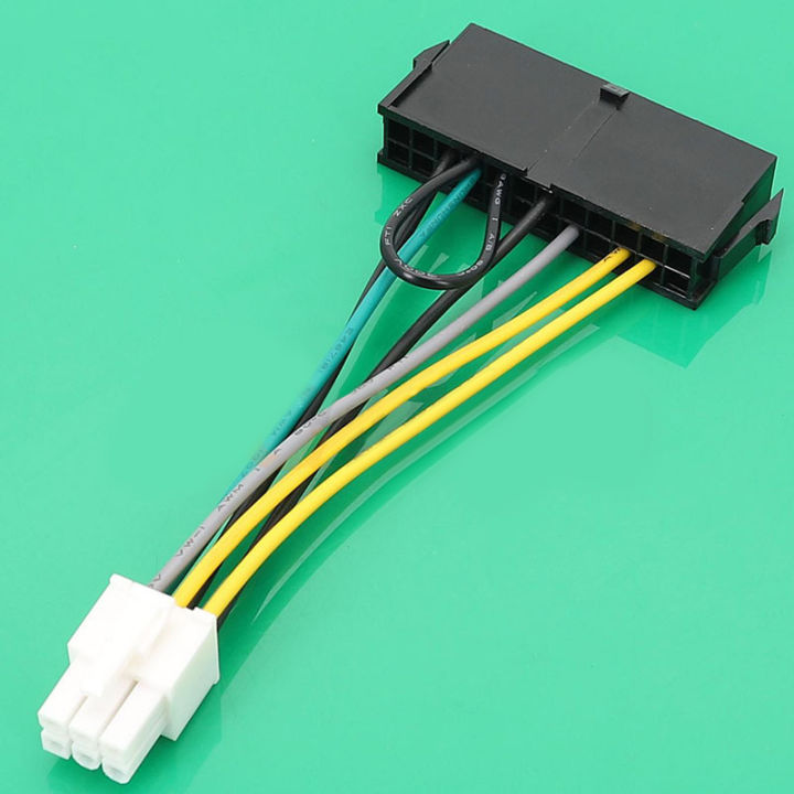 24Pin Female To 6P Male Power Adapter Converter Cable For Dell 6 PIN 3060 7050 Mainboard Demoo