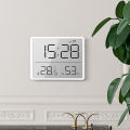 Slim Electronic Clock Simple Digital Clock Wall-Mounted LCD Little Alarm Clock Multifunctional Temperature Electronic Clock 8218. 
