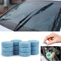 60/40/20Pcs Car Windshield Glass Cleaner Solid Car Wiper Effervescent Tablet Strong Decontamination Auto Glass Toilet Kitchen Cleaning Accessories.