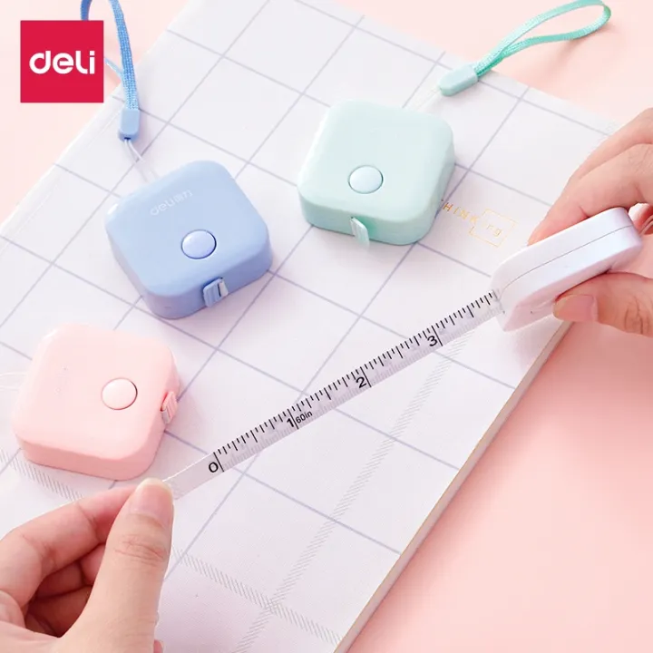 Deli%2079650%20Mini%20Tape%20Measure%20Portable%201.5%20Meter%20Compact%20Measuring%20Tool%20for%20Home%20Office%20and%20Daily%20Use%20-%20Image%203
