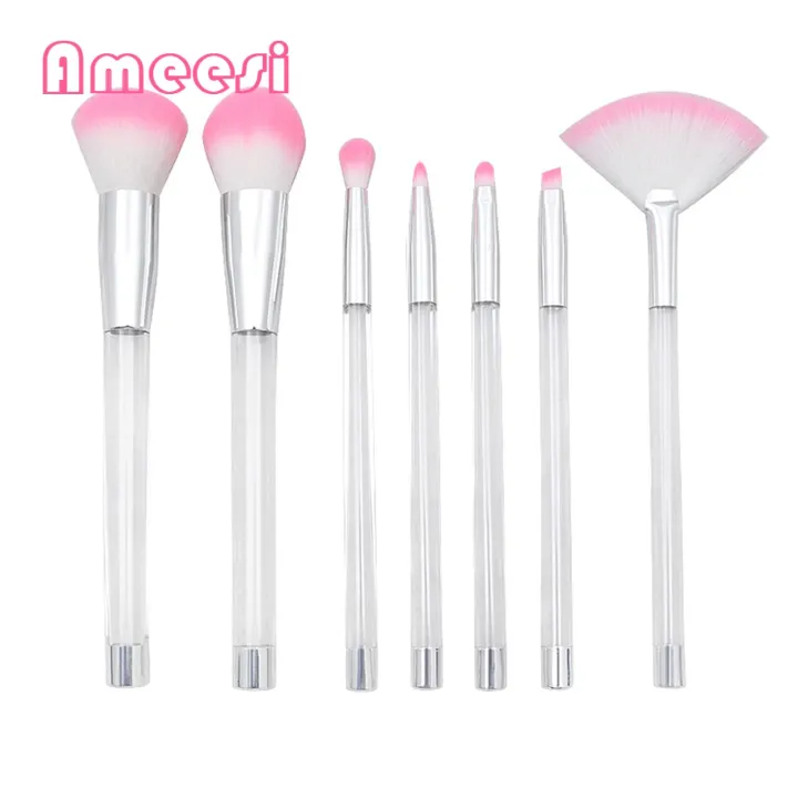Soft%20Makeup%20Bruss%207pcs%20Glitter%20Handle%20Makeup%20Brush%20Set%20rle%20Multifunction%20Cosmetic%20Bruss%20for%20er%20Blush%20Contour%20Eye%20Shadow%20Brow%20Lip%20Detailing%20-%20Image%202