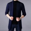 FAVOCENT Men Thin Knitted Cardigan Sweater Spring Autumn Solid Sweater Bottoming Long Sleeved Mens Slim Fit Cardigan Sweater.