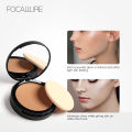 Focallure Mineral Face Pressed Powder 3 Colors Waterproof Natural Concealer Contouring Makeup Face Powder Oil Control. 