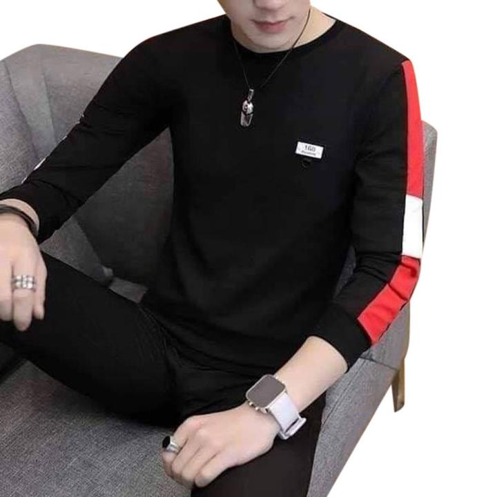 Full sleeve cotton T shirt for men- - T Shirt - T Shirt For Man - T Shirt