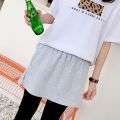 High Waist Skirt Adjustable Layering Top Lower Sweep Set Skirt Half-length Splitting A Version Women Casual Skirts. 