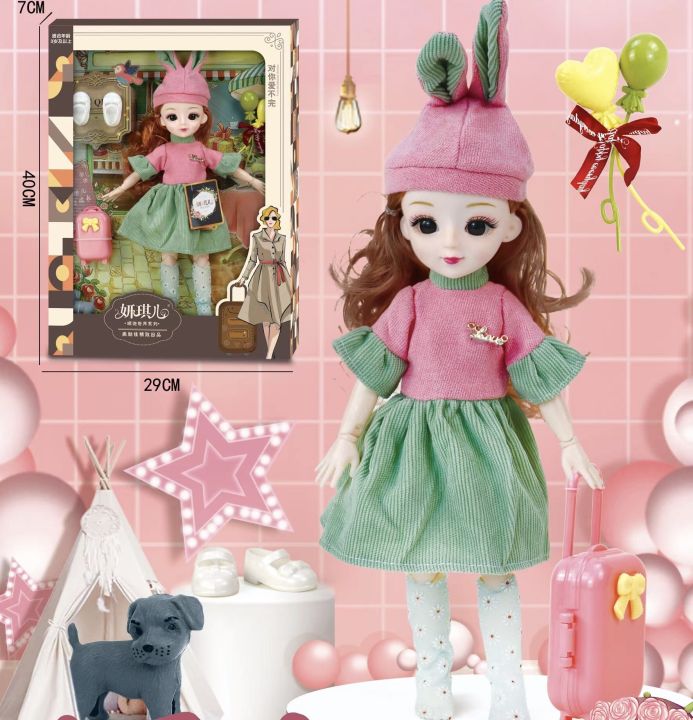 Wholesale%20Barbie%20Doll%20Gift%20Set%20Simulation%20Princess%20Girl%20Children's%20Toy%20Agency%20Enrollment%20Gift%20-%20Image%204
