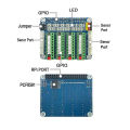 Sensor Expansion Board, Compact Size LED GPIO IO Port Development Board ADDA Chip for 4B 3B CM4.