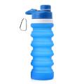 Collapsible Water Bottle Food-Grade Silicone FDA Approved Leak Proof Travel Climbing Biking Foldable Soft Sports Water Bottle. 