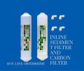 Heron Premium  Inline Sediment Filter and Carbon Filter Set, with 4 Pieces Elbow for All RO Water Purifier. 