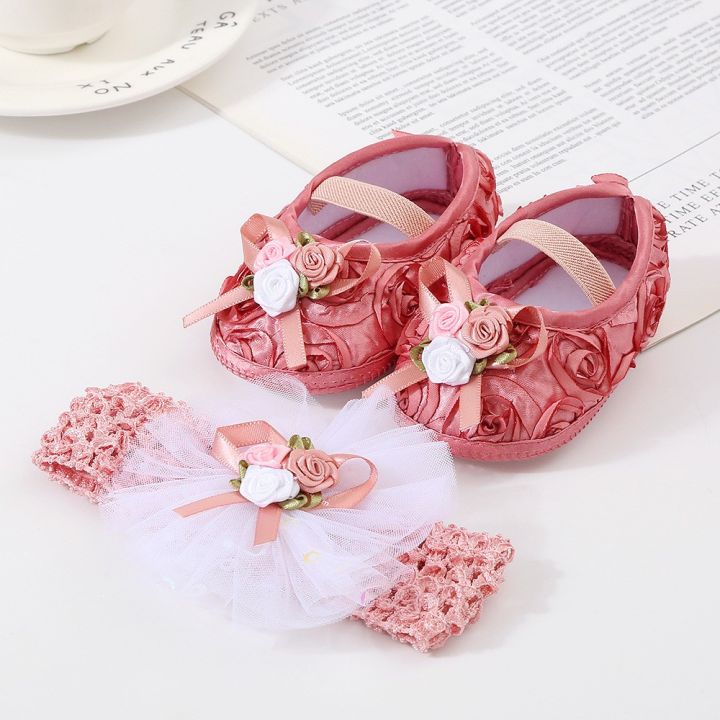 Girls 3 Flower Shoes