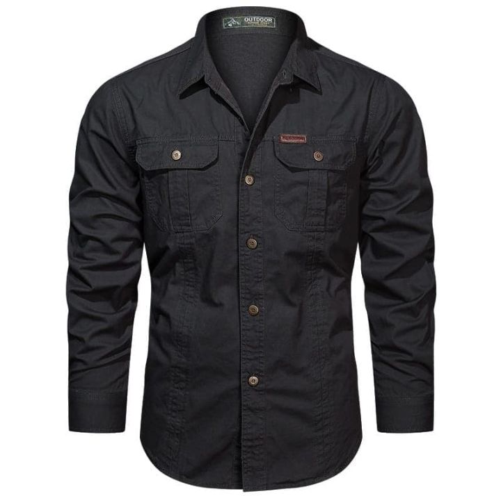 Full%20sleeves%20double%20pocket%20panel%20Shirt%20-%20Image%207