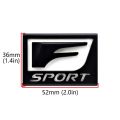 【Mary DAI Store】F SPORT Car Sticker Emblem Chrome Auto Refitting Trunk Fender Stickers for Lexus IS ISF IS200 IS250 CT200 ES RX IS GS ES LX570.