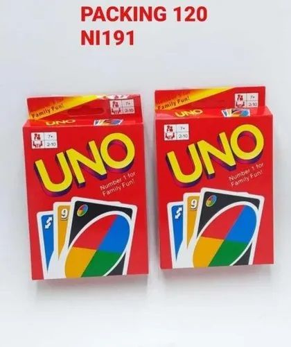 Uno Card Big Size-108 Pcs -Multicolor - Pokemon Cards