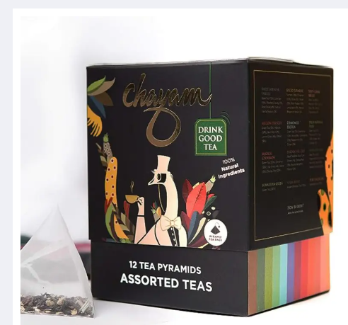 Assorted Tea Bag Gift Box, 12 Tea Bags