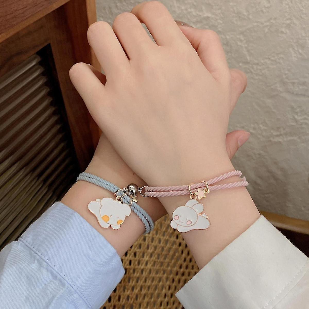 Best Friend Bracelets For Matching Adjustable Cord Bracelet For