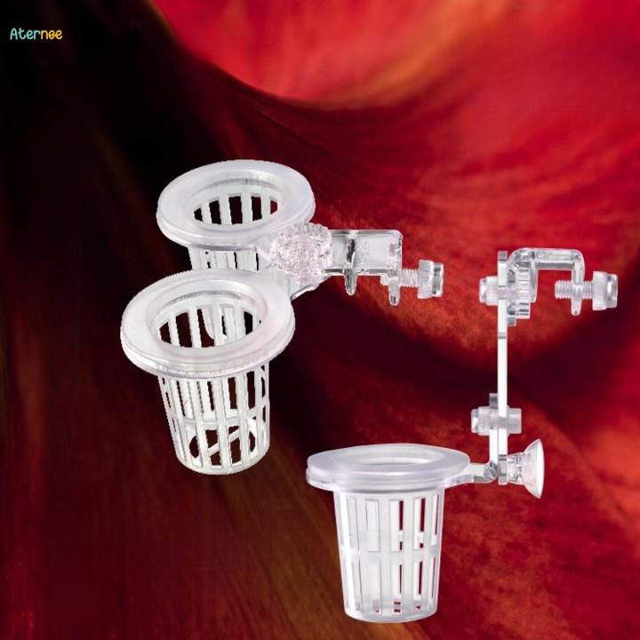 Tank Plant Cup Planter Clear for Live Tank Tank Planter Adjustable