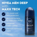 Nivea Men Deep Darkwood Powered by Maxxtech Formula Deodorant Roll On. 