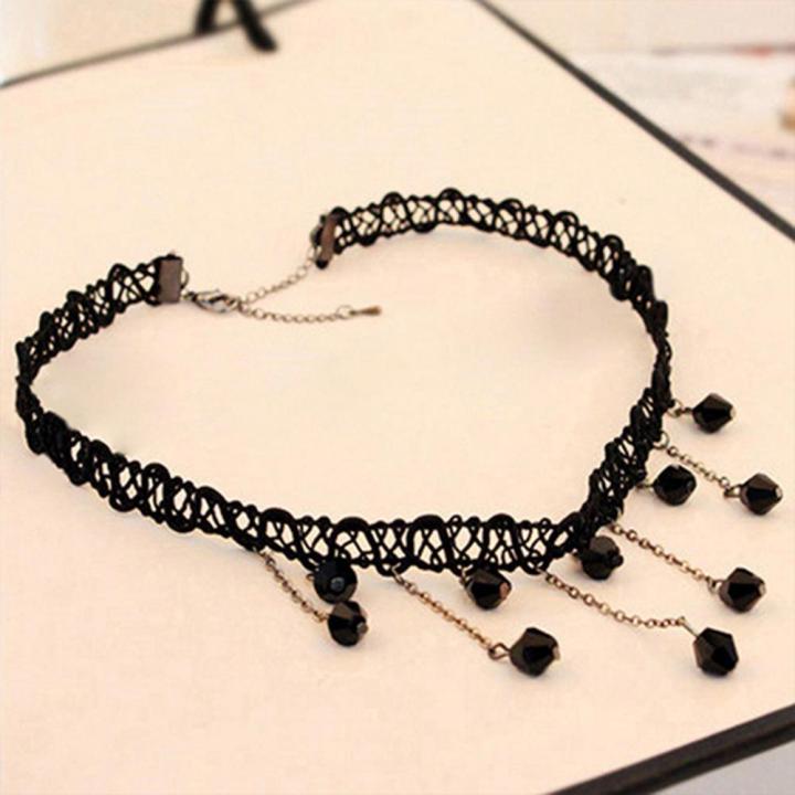 Korean%20Black%20Flower%20Rhinestone%20Choker%20Statement%20Necklace%20for%20Women%20Fashion%20Velvet%20Choker%20Jewelry%20Accessories%20Lace%20Hand-Knit%20Necklace%20for%20Girls%20Simple%20-%20Female%20Neck%20Chain%20Black%20Lace%20Collar%20Choker%20Necklace%20for%20Women%20-%20Image%208