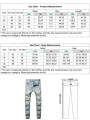 ZAFUL Men's Jeans Solid Faded Ripped Frayed Denim Jeans Mid-waist Slim Fitted Pants Ankle-length Zipper Trousers with Pocket. 