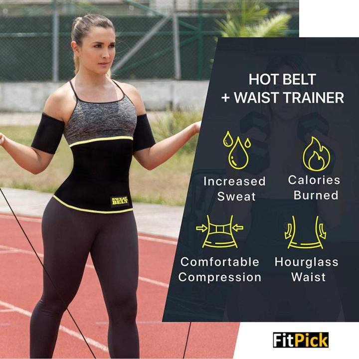 Indian Sweat Slim Belt Plus-Black