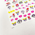 Cartoon The Powerpuff Girls Relief Nail Stickers Nail Art Decorative Accessories SUPER BABY. 