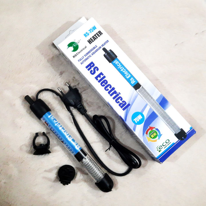 Image showcasing RS Electrical Aquarium Heater (75 Watt) - Aquarium Automatic Heater ...