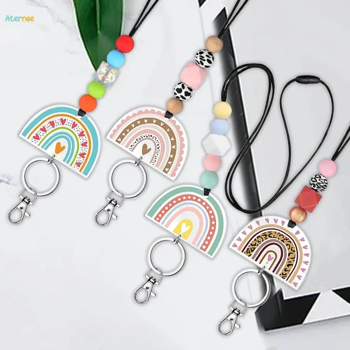 Teacher%20Lanyards%20for%20ID%20Badges%20and%20Keys%20Keychain%20Cute%20Silicone%20Beaded%20Lanyard%20for%20Doctor%20Employees%20Students%20Women%20-%20Image%204