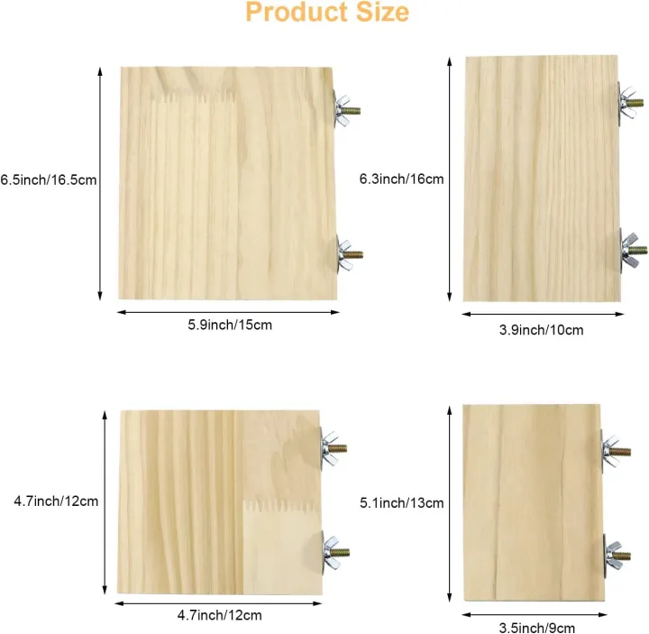 2pcs%20Bird%20Perch%20platform%20flat%20Stand%20Beak%20Paw%20Grinding%20wood%20for%20Parrot%20Parakeet%20Cockatiel%20Lovebird%20Conure%20Finch%20Budgie%20-%20Image%205