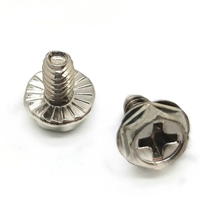 50pcs%20Toothed%20Hex%20Screw%206/32%20Computer%20Case%20Motherboard%20Screws%20-%20Image%203