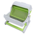 Semi Automatic Cat Litter Box Self Cleaning Cat Litter Box Easy Assembly for Indoor Cats. 