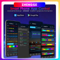 RGBIC Neon Led Lights for Bedroom 5V USB Neon Rope App Control Music Sync Color Changing Rope Light Flex Neon Sign for Indoor.