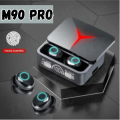 M90 Pro TWS Earphones HD Voice Noise Cancelling Earbuds by Alpha. 