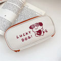 Cute Large-Capacity Niche Junior And High School Students Pencil Case Coin Bag Canvas Pencil Bag. 