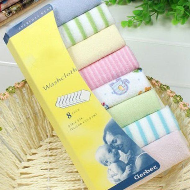 8pcs/Pack%20Set%20Baby%20Handkerchief%20Rumal%20Soft%20Cotton%20Newborn%20Baby%20Towels%20-%20Image%203
