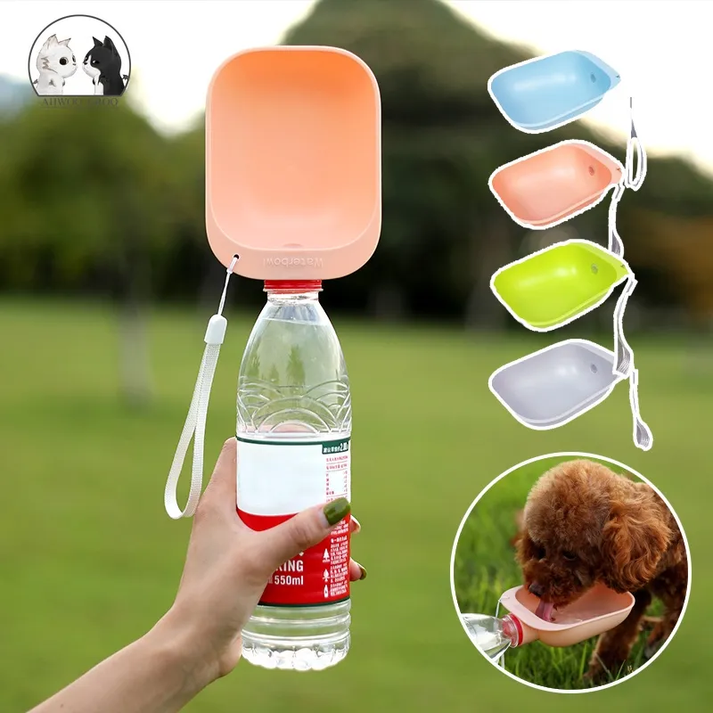 Pet Water Feeder Outdoor Dog Drinking Bowl Convenient Matching