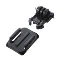 2X Helmet Curved Surface+ Sticker+Buckle Basic Mount for GoPro Hero 3 2 1 Camera. 