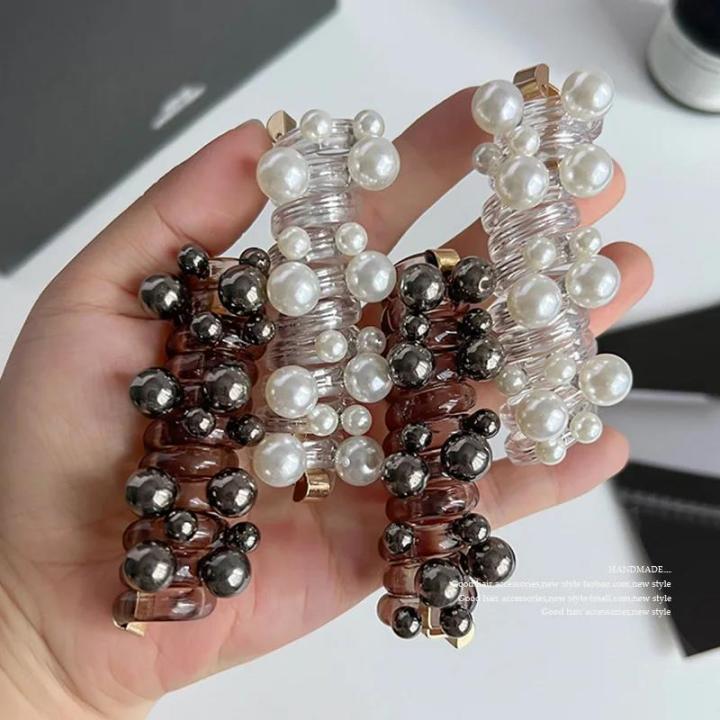 Korean%20Pearl%20Beads%20Telephone%20Wire%20Hair%20Ties%20Elastic%20Hair%20Bands%20Spiral%20Coil%20Rubber%20Bands%20Ponytails%20Hair%20Accessories%20for%20Women%20-%20Image%202