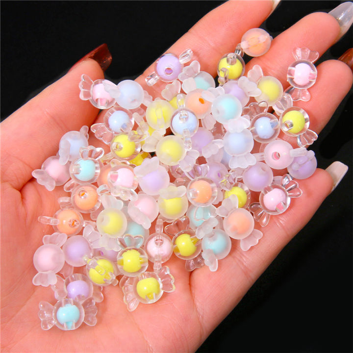 50Pcs%20Plastic%20Acrylic%20Candy%20Shape%20Beads%20Charm%20For%20Necklace%20Bracelet%20Keychain%20DIY%20Jewelry%20Craft%20Making%20Accessories%20-%20Image%204