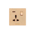 Wener Super Style Series 13A 3 Pin Multi Socket with Neon Indicator Electrical Wall Switch Three 3Pin. 