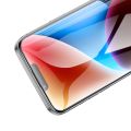 HOCO 3D Screen Protector Full Cover Glass for iPhone 15 Pro Max 14 Plus 13 12 11 X XR Curved Edge Tempered Glass iPhone 7 8Plus.