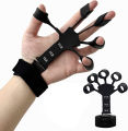 Grip Trainer, Finger Stretcher, Finger Exerciser & Hand Strengthener, Adjustable Level Resistance Finger Trainer for Strength Training. 