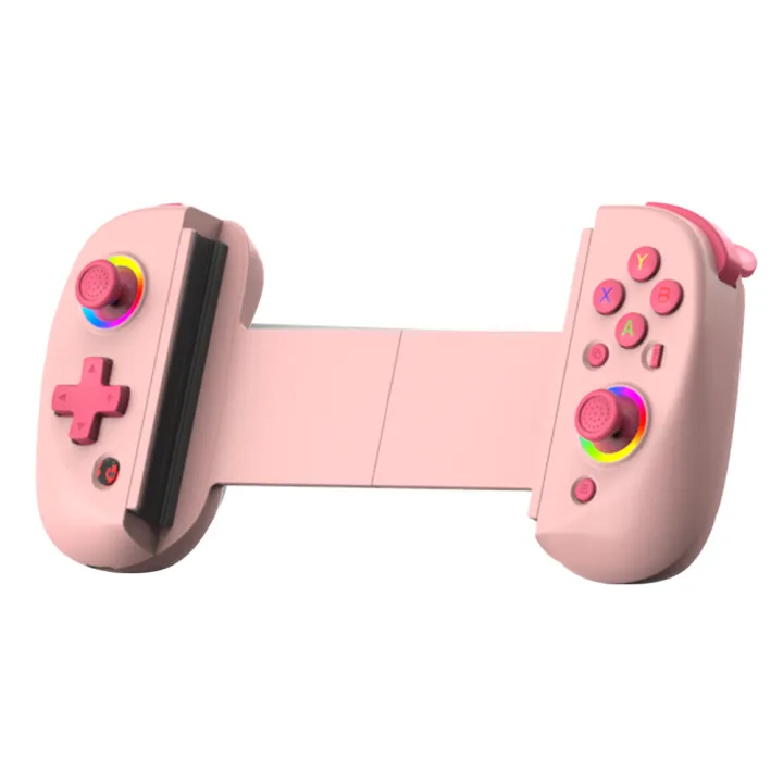 D8 Telescopic Mobile Phone Gamepad with Turbo/6-axis Gyro/Vibration Game Controller Bluetooth-Compatible5.2 for PS3 PS4 Switch