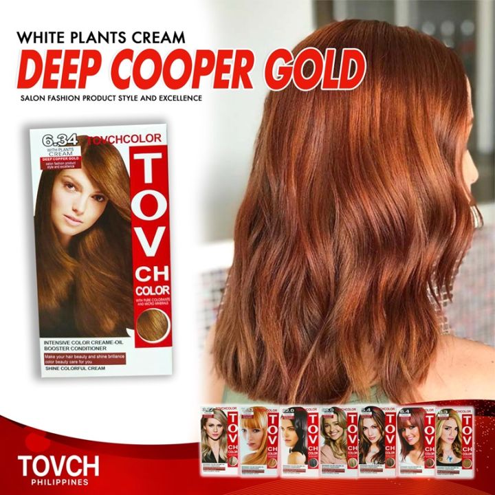 Tov%20CH%20Hair%20Color%20Cream%2080ml*2%20Big%20Pack%20Deep%20Cooper%20Gold%206.34%20-%20Image%202