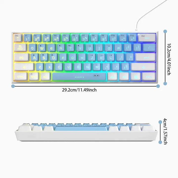 MageGee%20TS91%2060%25%20Mini%20Membrane%20USB%20Keyboard,%2061%20Key%20Wired%20RGB%20Backlit%20Gaming%20Office%20Computer%20Keyboard%20for%20Windows/Mac%20-%20Image%202